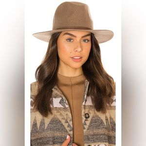 Hat Attack - Women's Chelsea Wool Fedora Hat, Taupe (One Size)